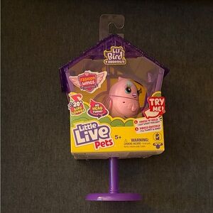 Little Live Pet Bird Toy - Pink
